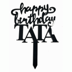 Toper crni happy birthday tata